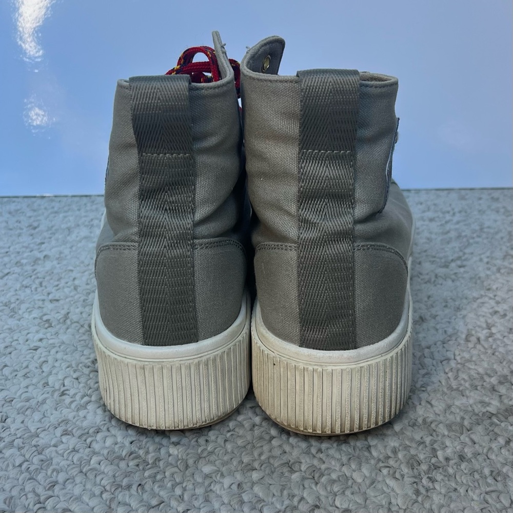 PF. Flyers Allston Hi Top Platform Canvas Sneakers Gray Women’s Size‎ 9.5 - Picture 6 of 9
